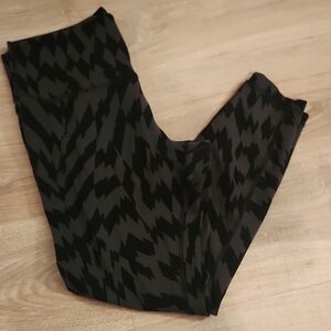 Lululemon Athletica Black and Gray Leggings